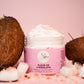 savon fouette exfoliant fleur himalaya sel rose de l'Himalaya parfum coco delicat peau sensible les douceurs de nl