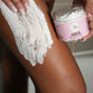 savon fouette exfoliant fleur himalaya sel rose de l'Himalaya parfum coco delicat peau sensible les douceurs de nl